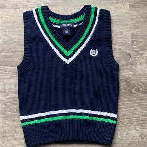Chaps knit vest